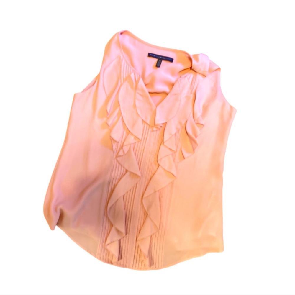 White House Black Market pink blouse